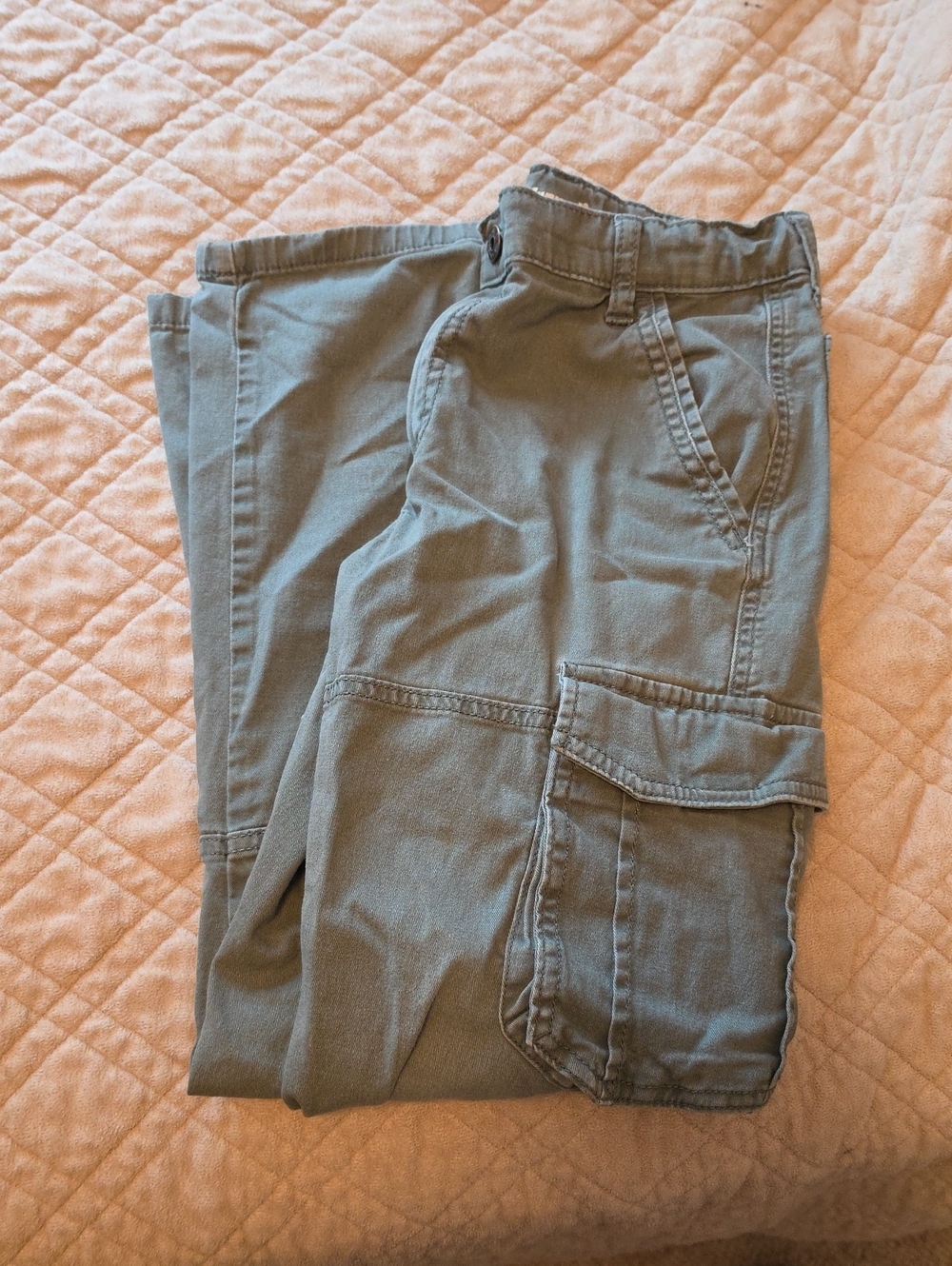 1Wrangler Men's Cargo Pants in Olive- Size 12